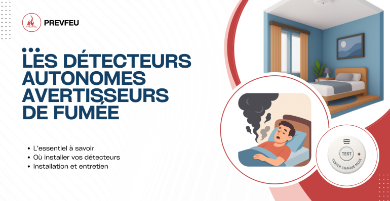 Les détecteurs autonome avertisseur de fumée 